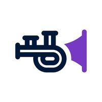 trumpet icon. vector icon for your website, mobile, presentation, and logo design.