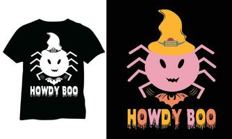Howdy Boo Shirt Halloween Howdy Vector Halloween Shirt Eps design