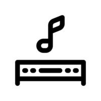 music player icon. vector icon for your website, mobile, presentation, and logo design.