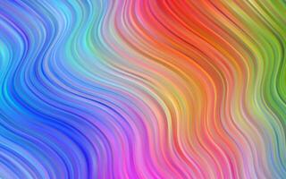 Light Multicolor, Rainbow vector template with lava shapes.