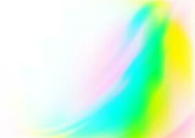 Light Multicolor, Rainbow vector blurred and colored background.