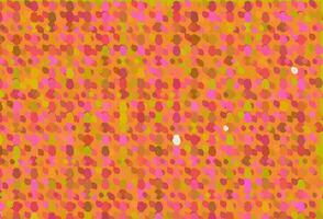 Light Red, Yellow vector background with lava shapes.