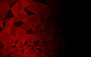Dark Red vector abstract polygonal layout.