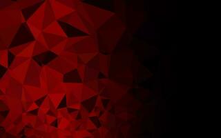 Dark Red vector abstract polygonal layout.