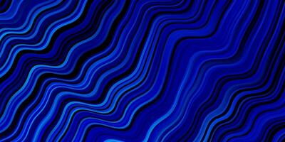 Dark BLUE vector pattern with curved lines.