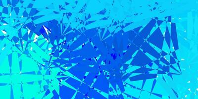 Dark Blue, Green vector texture with random triangles.