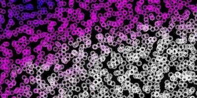 Dark pink vector texture with disks.