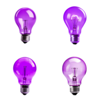 The Purple Bulbs - Ai Generated png