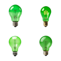 The Green Bulbs - Ai Generated png