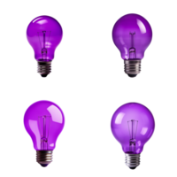 The Purple Bulbs - Ai Generated png