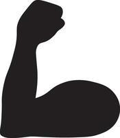 Bicep icon design. Power of bicep. vector