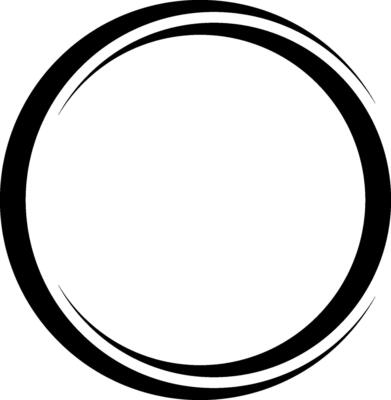 Round logo frames with geometric pattern frame pattern