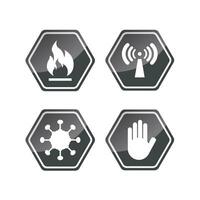 Warning Sign Collection vector