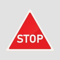 Warning Sign Element vector