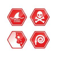 Warning Sign Collection vector