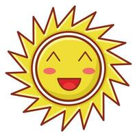 Sun Cartoon Vector