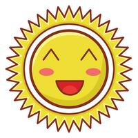 Sun Cartoon Vector