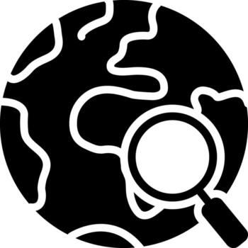 solid icon for everything vector