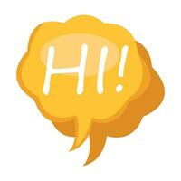 Bubble Chat Cartoon vector