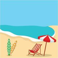 hello summer background vector and illustration