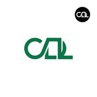 letra CDL monograma logo diseño vector