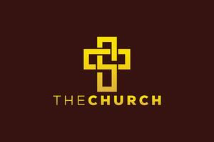 Trendy and Professional letter S church sign Christian and peaceful vector logo design template