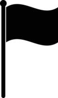 Flag icon vector in simple style isolated on white background . Vector illustration