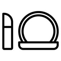 cosmetic line icon vector