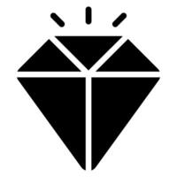 diamond glyph icon vector
