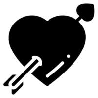 cupid glyph icon vector