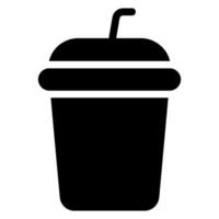 soda glyph icon vector