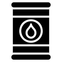 oil barrel glyph icon vector
