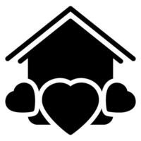 home glyph icon vector