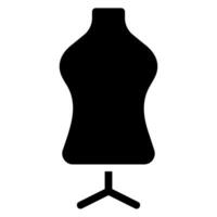 icono de glifo de maniquí vector