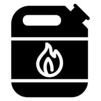 gasoline glyph icon vector