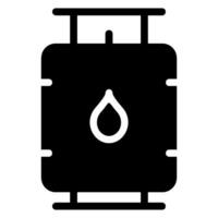 gas glyph icon vector