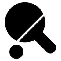 table tennis glyph icon vector