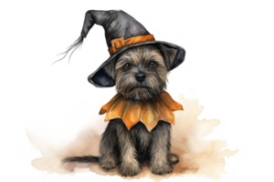 Halloween vestito animale domestico. spaventoso gatto e cani. ai generativo png