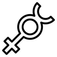 alchemy line icon vector