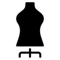 mannequin stand glyph icon vector