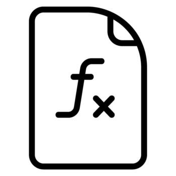 function line icon vector