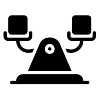 scale glyph icon vector