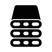 Server Vector Glyph Icon For Personal And Commercial Use.