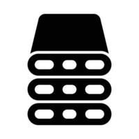 Server Vector Glyph Icon For Personal And Commercial Use.