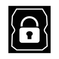 Encrypt Vector Glyph Icon For Personal And Commercial Use.