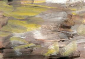 brown yellow acrylic oil painting texture photo