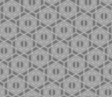 Seamless abstract background pattern. Hexagon shape gray gradient, white lines. Color trend of 2021. Textured design for fabric, tile, cover, poster, textile, flyer, wall. Vector illustration.