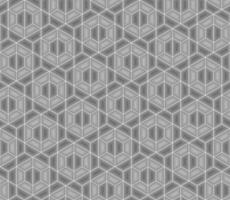 sin costura resumen antecedentes modelo. hexágono forma gris degradado, blanco líneas. color tendencia de 2021. texturizado diseño para tela, teja, cubrir, póster, textil, volantes, pared. vector ilustración.