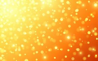 Golden bokeh on black backgrounds, Vector eps 10 illustration bokeh particles, Backgrounds decoration