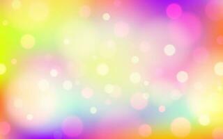 Colorful rainbow bokeh soft light abstract backgrounds, Vector eps 10 illustration bokeh particles, Backgrounds decoration